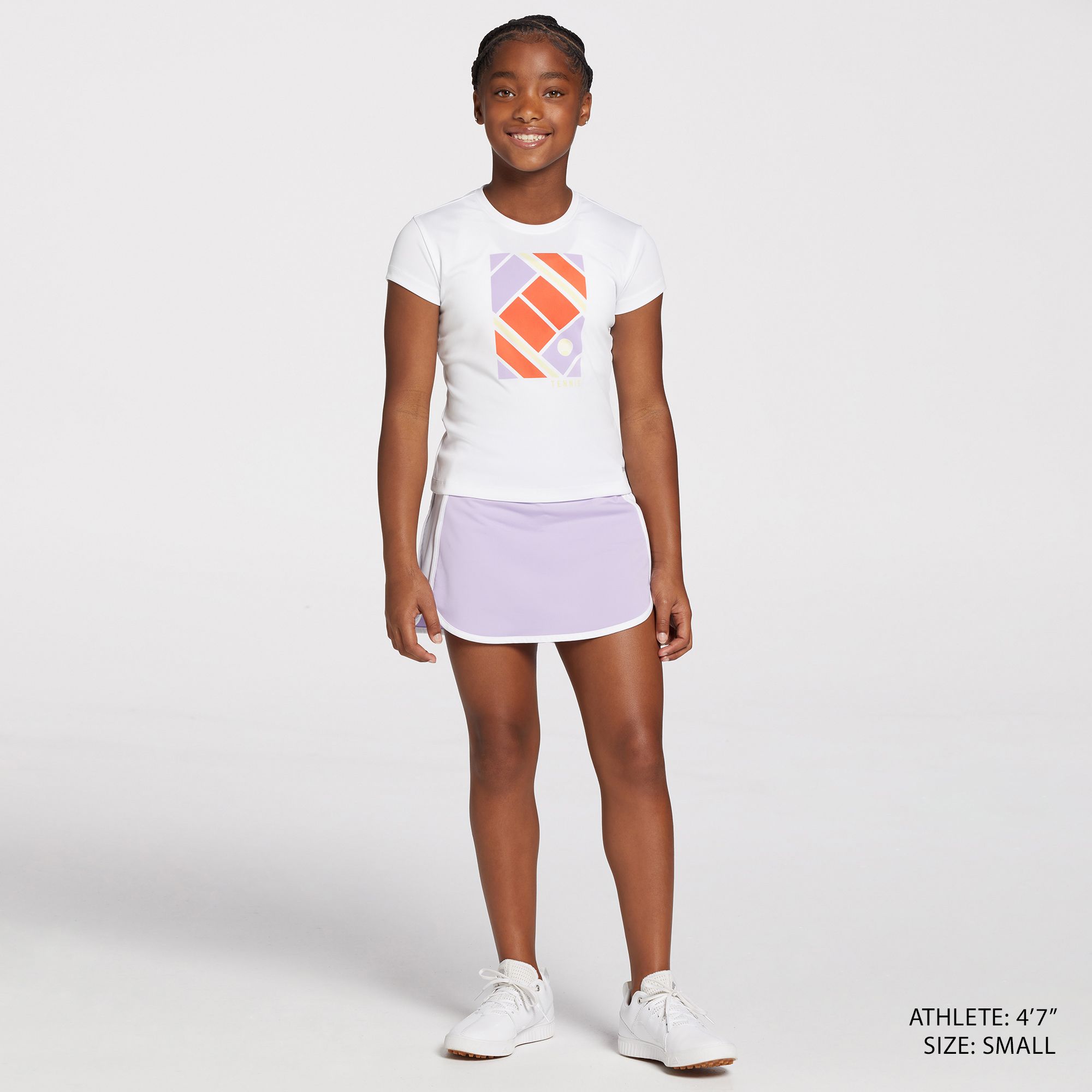 Prince Girls' Fashion Colorblock Tennis Skort For Girls' White 2 Prince Girls' Fashion Colorblock Tennis Skort For Girls' White - Image 2