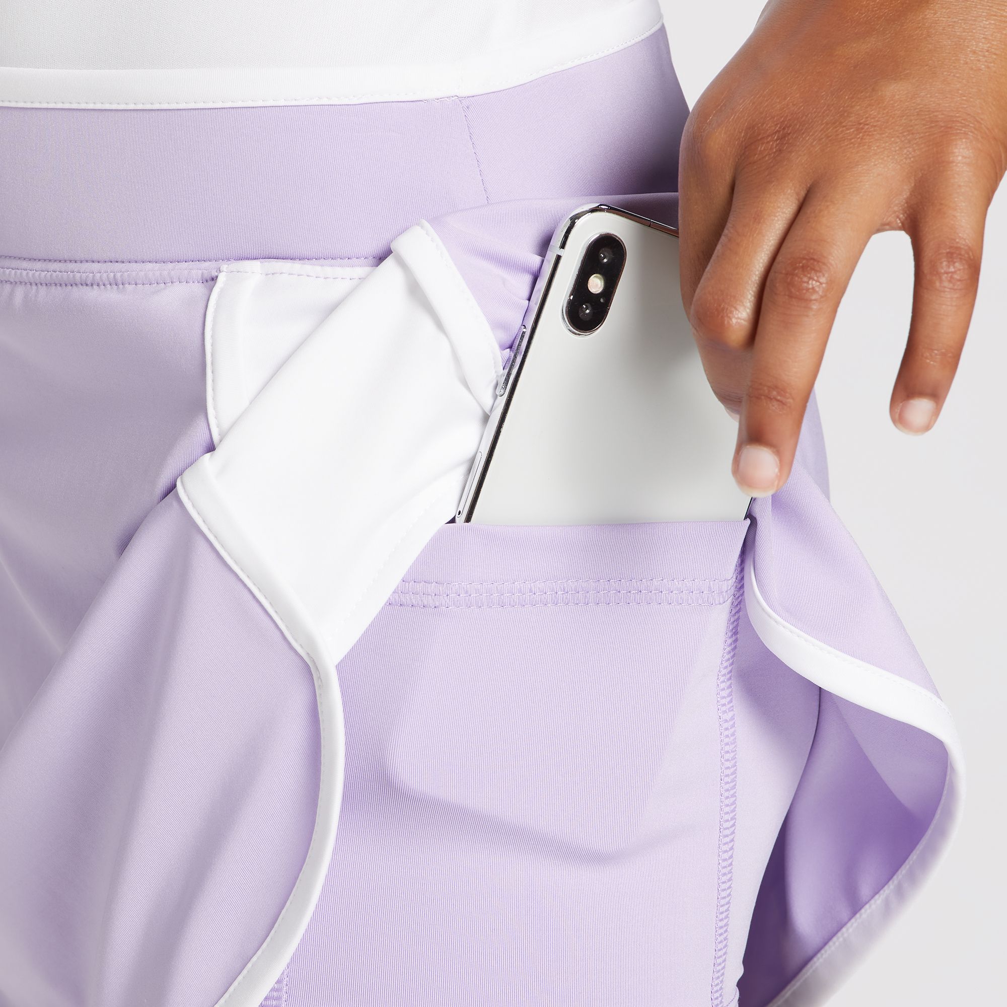 Prince Girls' Fashion Colorblock Tennis Skort For Girls' White 5 Prince Girls' Fashion Colorblock Tennis Skort For Girls' White - Image 5