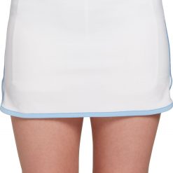 Prince Girls' Piped Detail Fashion Tennis Skort For Girls' White