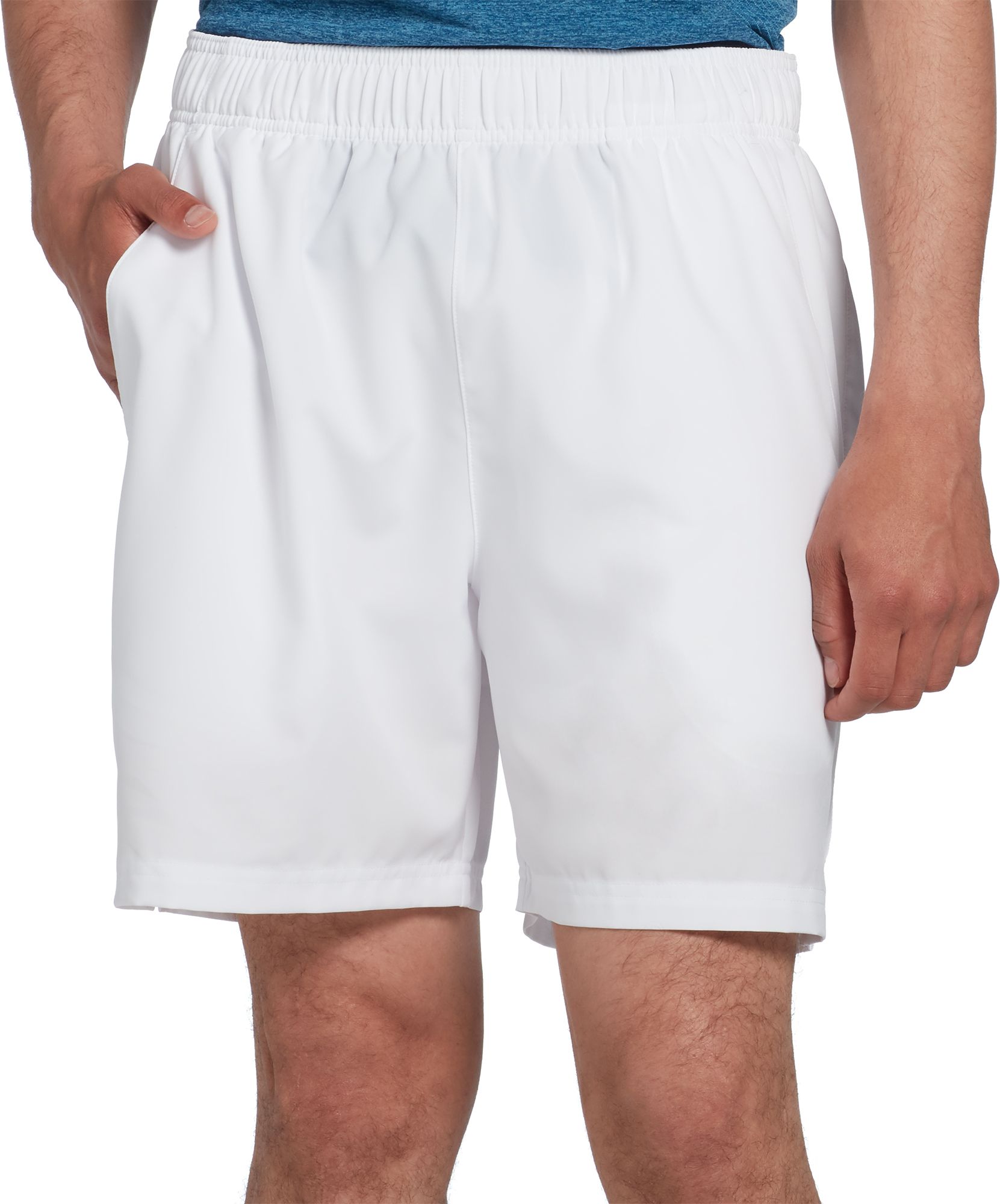 Prince Men's Match 7" Woven Tennis Shorts For Men White 1 Prince Men's Match 7" Woven Tennis Shorts For Men White