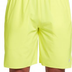Prince Men's Side Slit Fashion Tennis Shorts For Men Bright Yellow