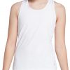 Prince Girls' Match Core Tennis Tank Top For Girls' White