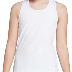 Prince Girls' Match Core Tennis Tank Top For Girls' White