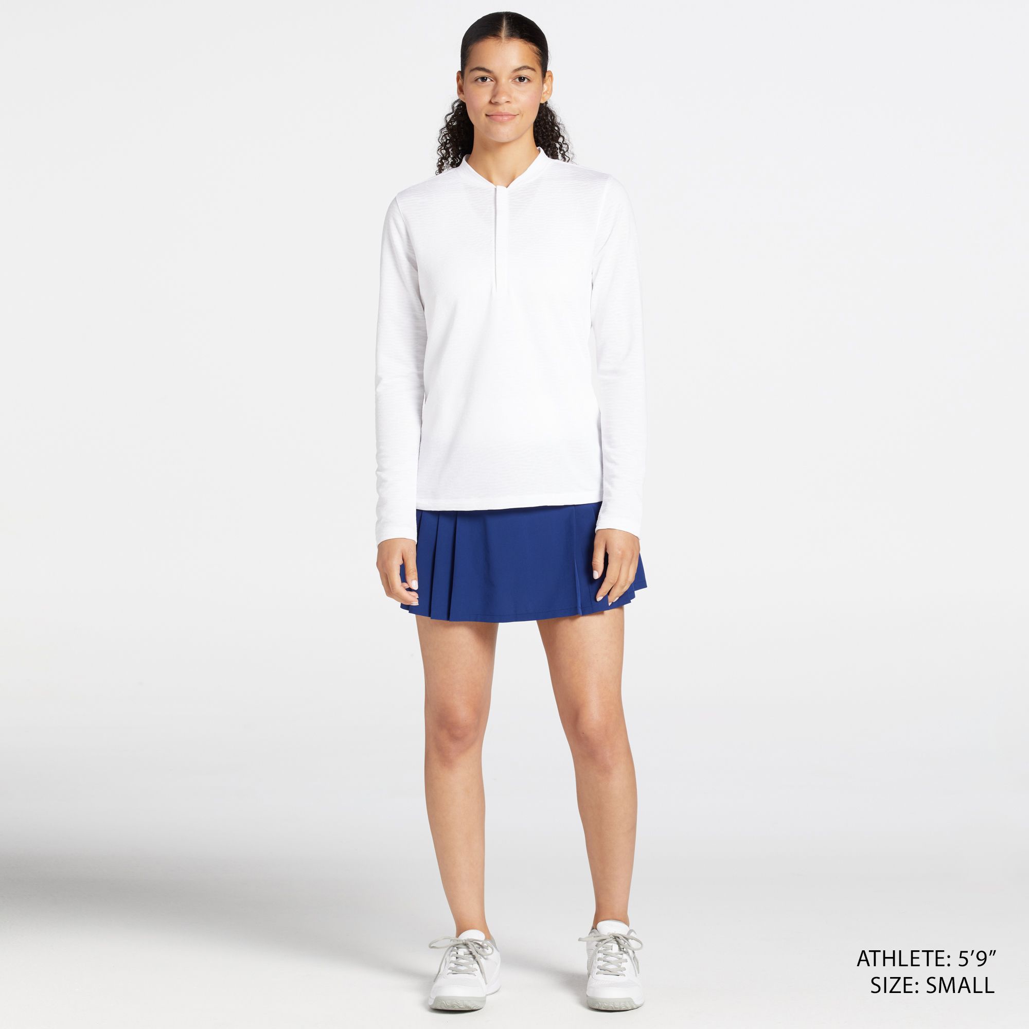 Prince Women's Match 1/4 Zip Tennis Top For Women White 2 Prince Women's Match 1/4 Zip Tennis Top For Women White - Image 2