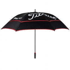 Titleist Tour Double Canopy Umbrella For Unisex Black/red