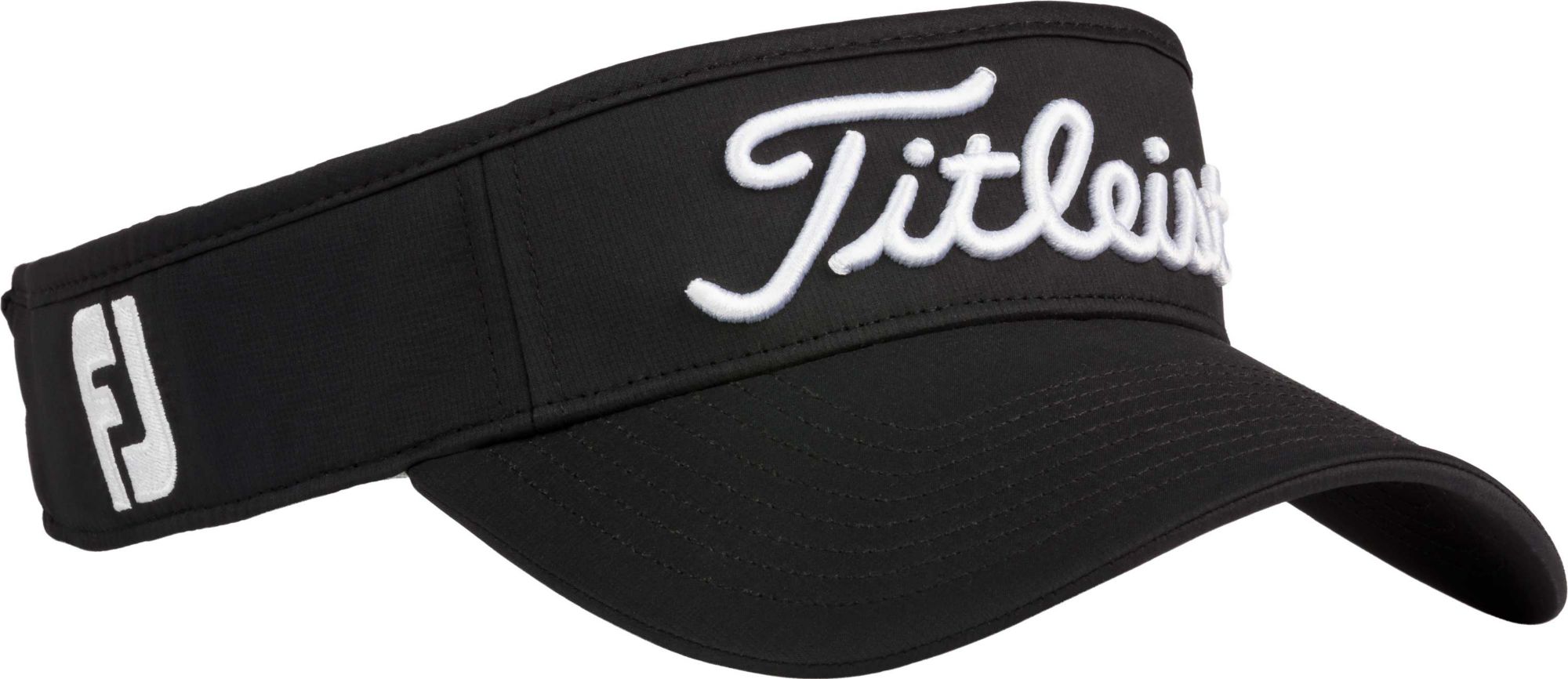 Titleist Men's Tour Performance Golf Visor For Men Black/white 3 Titleist Men's Tour Performance Golf Visor For Men Black/white - Image 3
