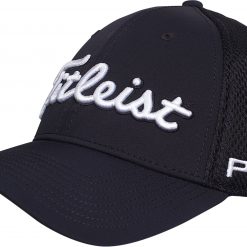 Titleist Men's Tour Sports Mesh Golf Hat For Men Navy/white