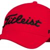 Titleist Men's 2020 Tour Performance Golf Hat For Men Red/black