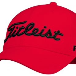 Titleist Men's 2020 Tour Performance Golf Hat For Men Red/black