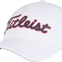 Titleist Men's 2022 Tour Performance Golf Hat For Men Red/white/blue