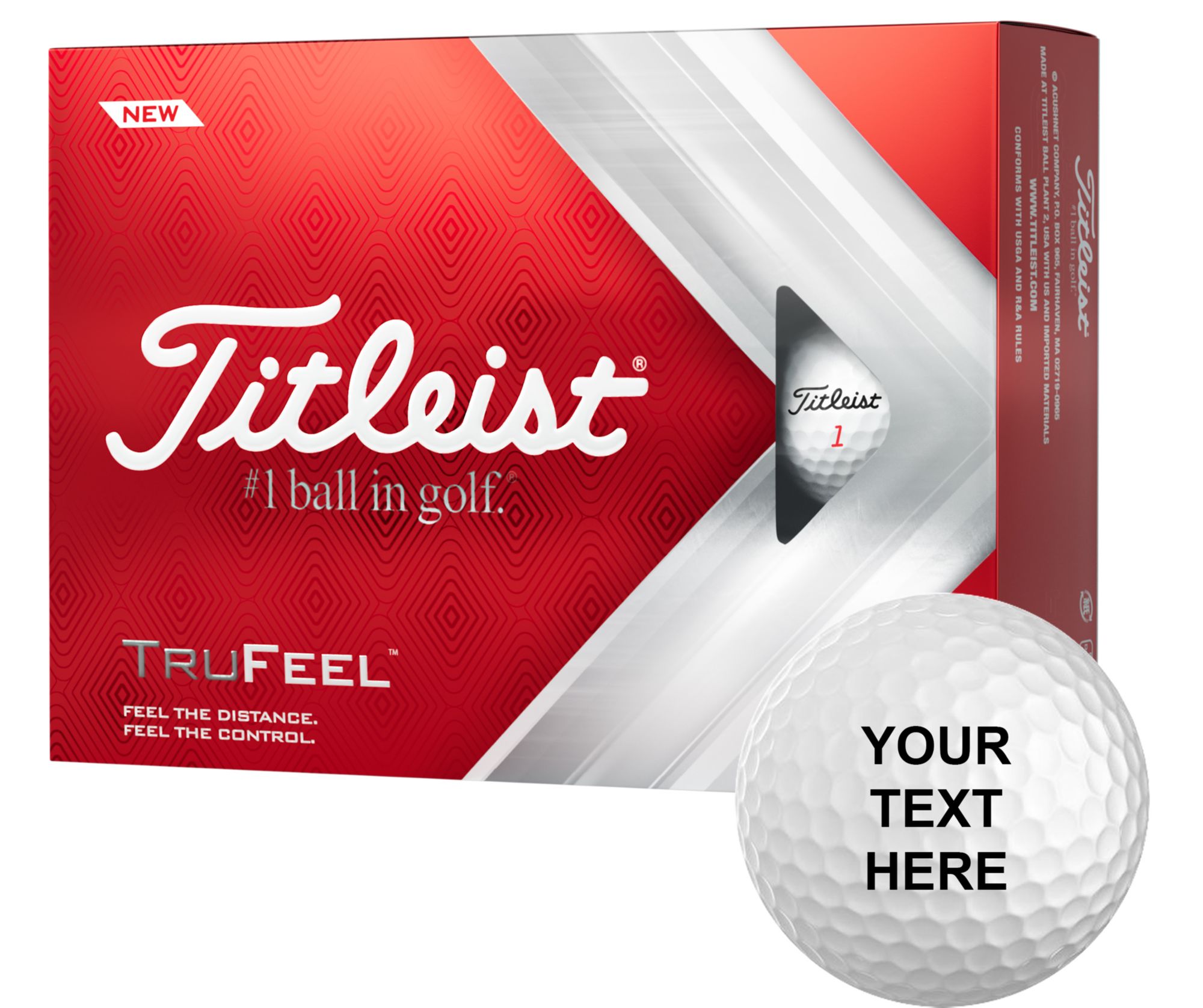 Titleist 2022 TruFeel Same Number Personalized Golf Balls For Women 1 Titleist 2022 TruFeel Same Number Personalized Golf Balls For Women