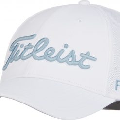 Titleist Men's 2022 Tour Sports Mesh Golf Hat For Men White/navy