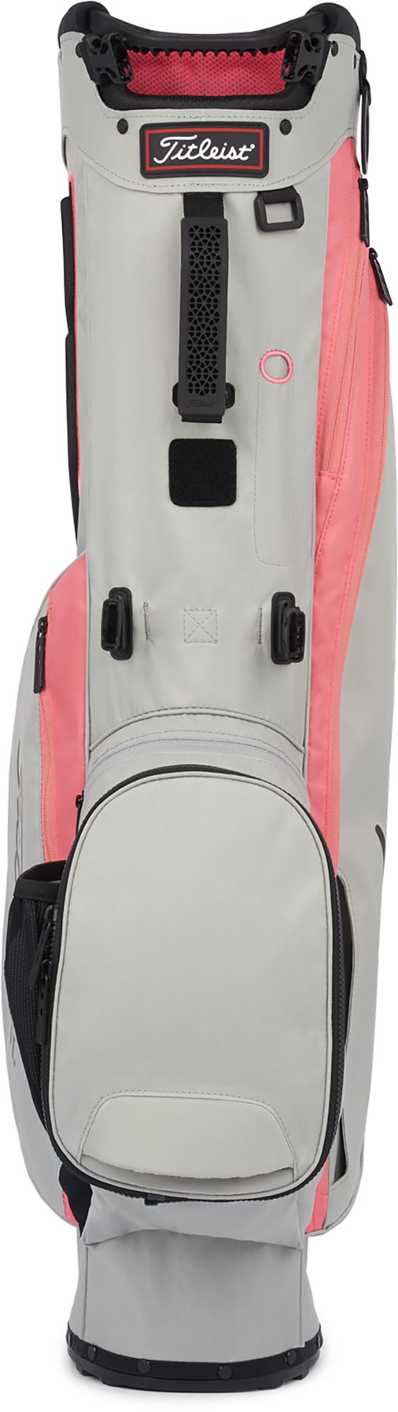 Titleist Women's 2022 Players 4 Carbon Stand Bag For Unisex Gray/coral 5 Titleist Women's 2022 Players 4 Carbon Stand Bag For Unisex Gray/coral - Image 5