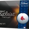 Titleist 2021 Pro V1 Boston Red Sox Golf Balls For Unisex