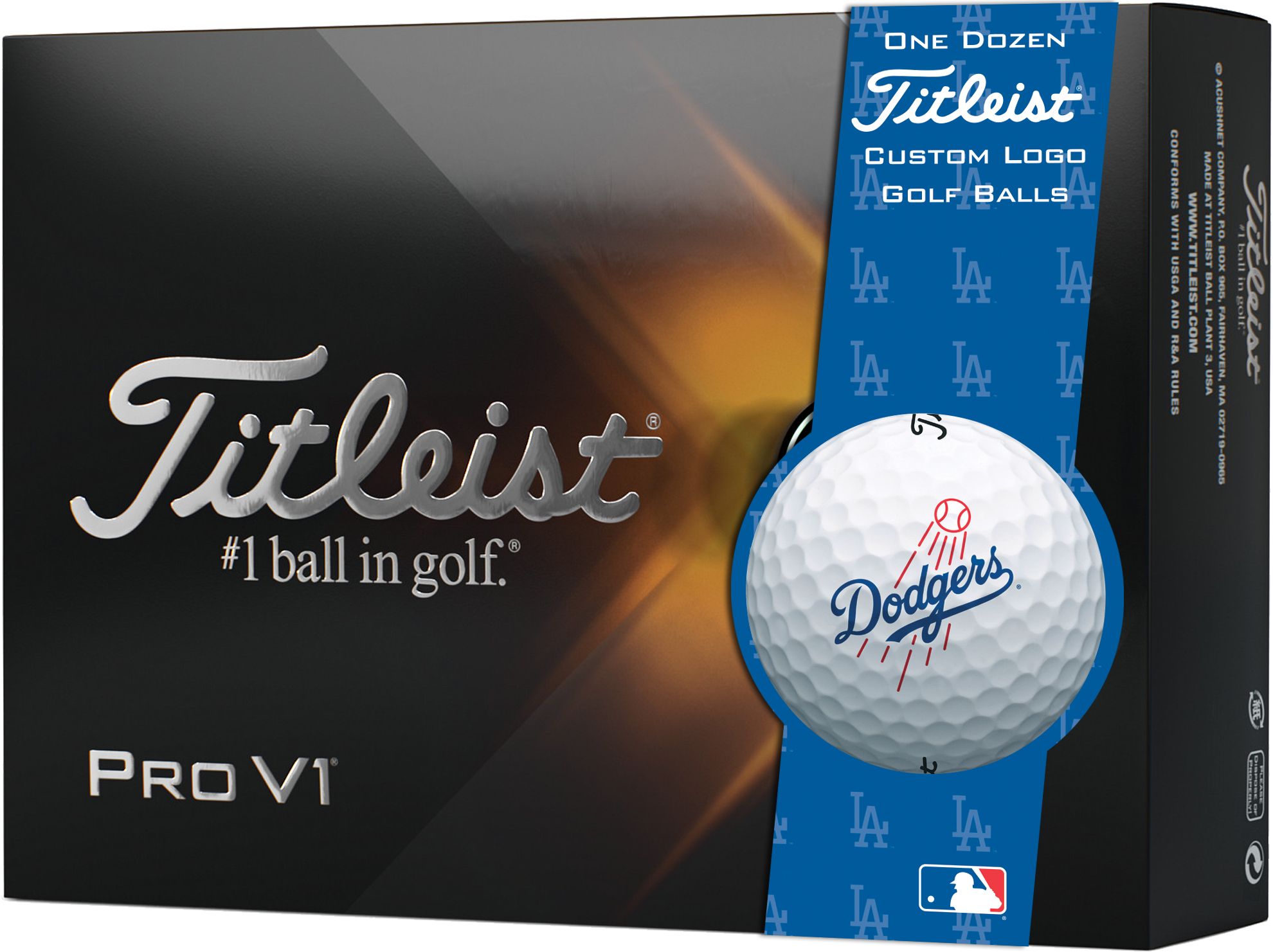 Titleist 2021 Pro V1 Los Angeles Dodgers Golf Balls For Unisex 1 Titleist 2021 Pro V1 Los Angeles Dodgers Golf Balls For Unisex