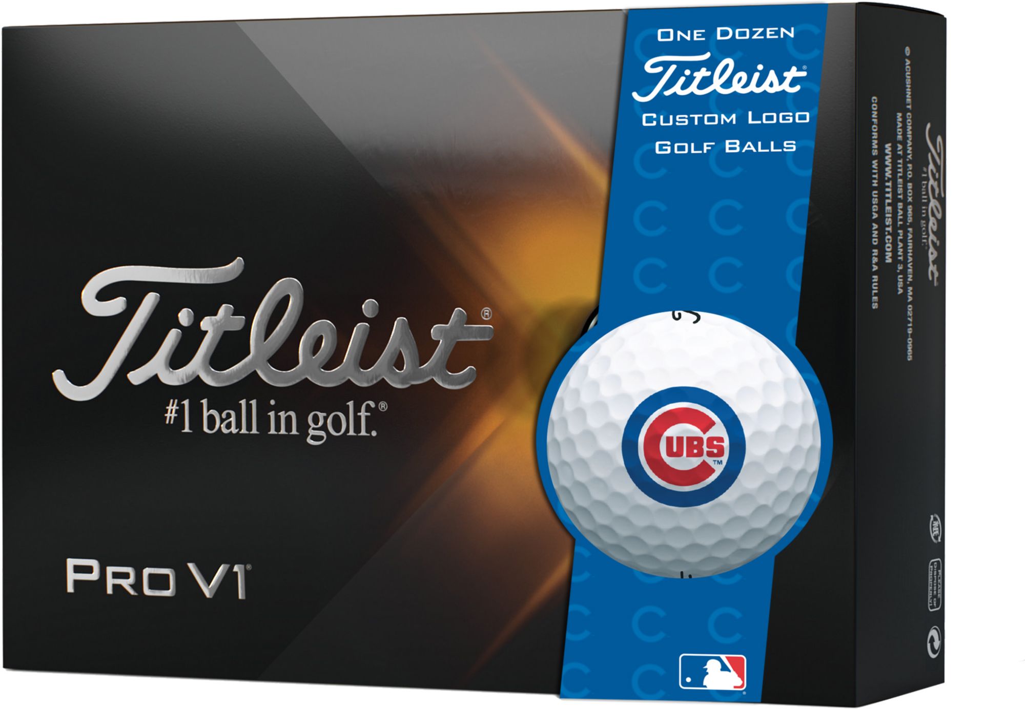 Titleist 2021 Pro V1 Chicago Cubs Golf Balls For Men 1 Titleist 2021 Pro V1 Chicago Cubs Golf Balls For Men