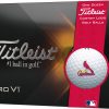 Titleist 2021 Pro V1 St. Louis Cardinals Golf Balls For Men