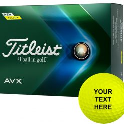 Titleist 2022 AVX Yellow Same Number Personalized Golf Balls For Unisex