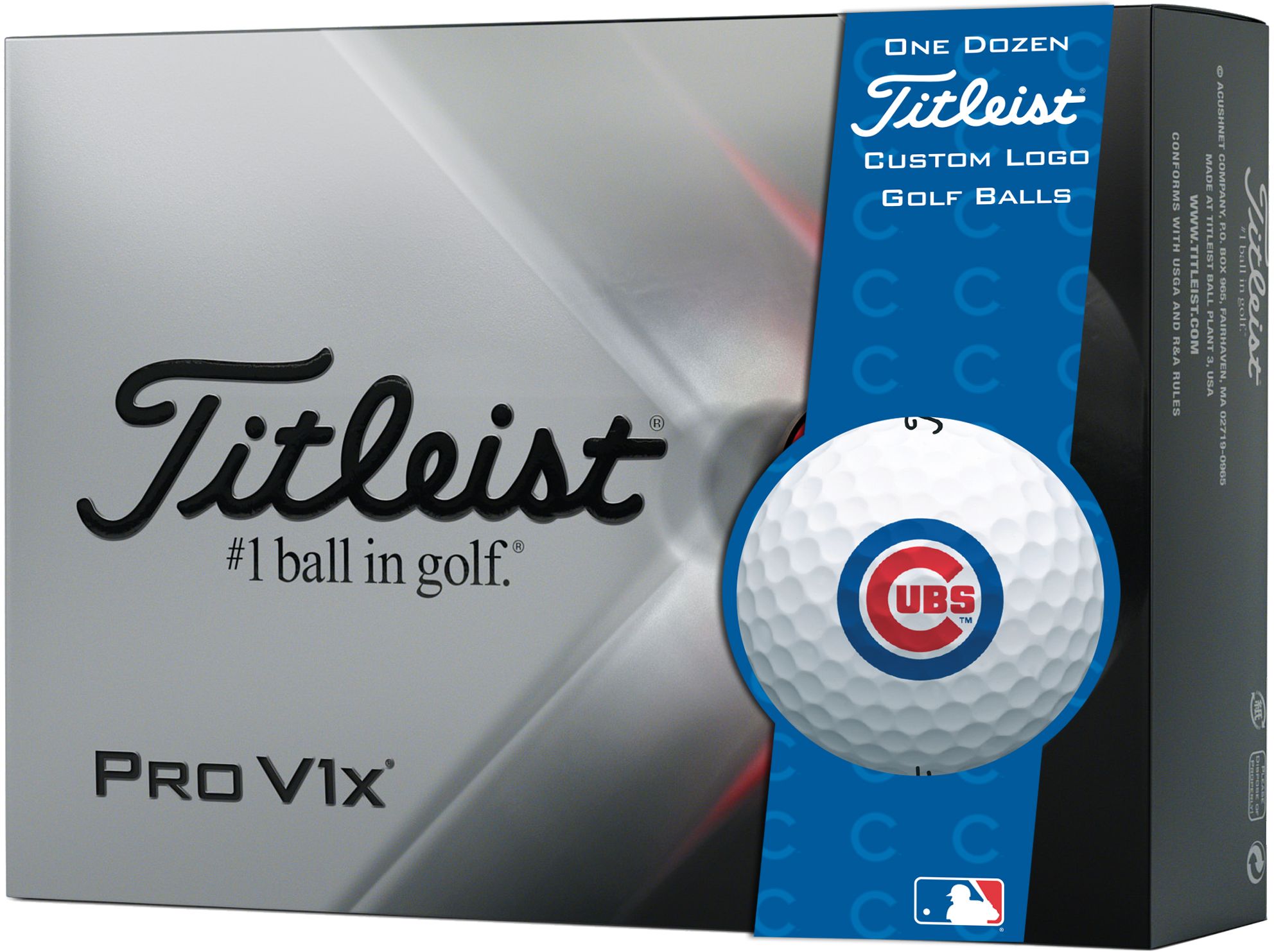 Titleist 2021 Pro V1x Chicago Cubs Golf Balls For Unisex 1 Titleist 2021 Pro V1x Chicago Cubs Golf Balls For Unisex