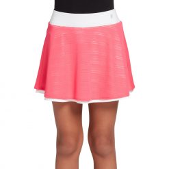 Prince Girls' Mesh Overlay Tennis Skort For Girls' Intense Pink