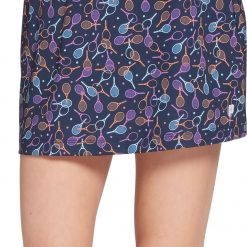 Prince Girls' Racquet Print Tennis Skort For Girls' Navy Vector Tennis